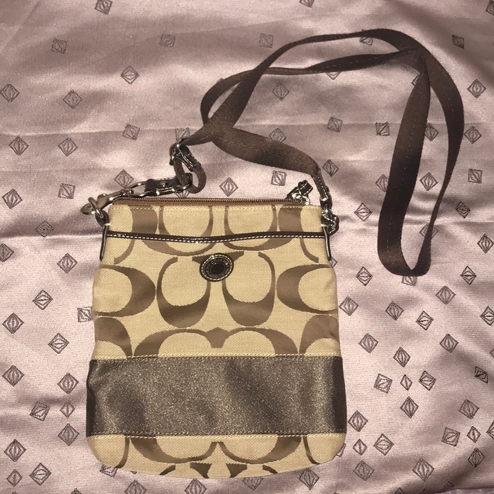 Brown Coach Crossbody